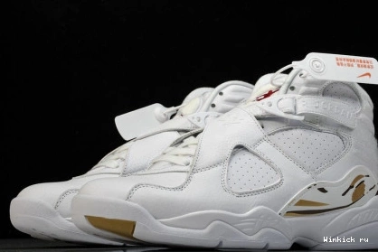 White 8 Retro Jordan OVO 1213